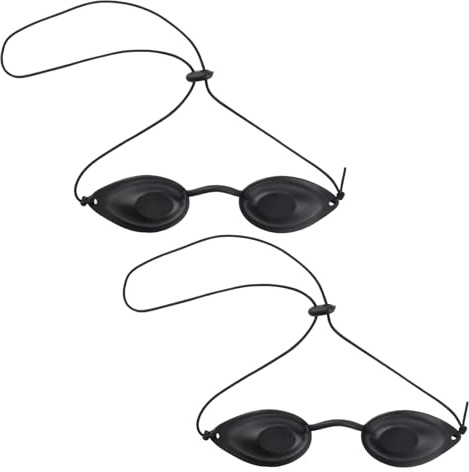 Occhiali da sole solarium, 2 pezzi, occhiali protettivi UV, lampada a luce rossa, occhiali di protezione a infrarossi, solarium e protezione per gli occhi UV, per strumenti di bellezza, terapia della