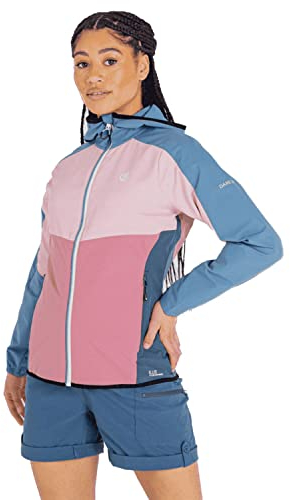 Dare2b Damen Duplicity II Jacke, Mesa Rose/Powder Pink/Bluestone, 32