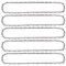 Yweller 18 inch Chainsaw Chain Blade Fit for Husqvarna 235, 235E, 236, 240, 240E Bosch AKE45S,Dolmar ES-184, ES-184 TLC, Makita UC4550A, UC4551A,Greenworks GD80CS50 3/8 LP,1.3 mm Gauge, 62DL 5 Pack