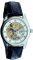 OSCO Herren-Armbanduhr Analog Automatik mit Lederarmband (Weiss)