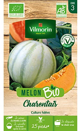 Vilmorin - Sachet graines Melon Charentais BIO