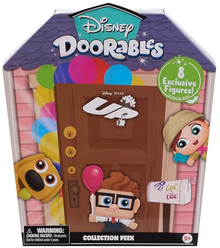 Just Play Disney Doorables New Up Collector Pack, Collectible Blind Bag Figures, Kids Toys for Ages 5 Up, Amazon Exclusive