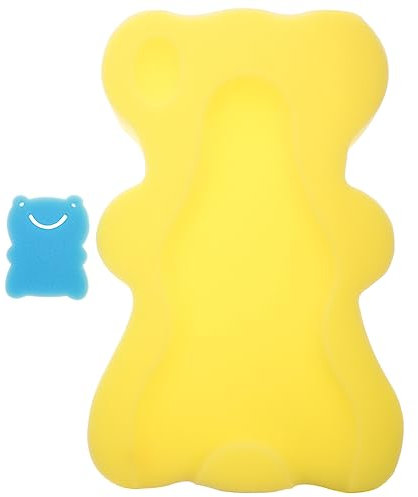 WOONEKY Babywanne Badeschwammmatte - Badeunterlage Für Neugeborene Sicher Bequem Zufällig