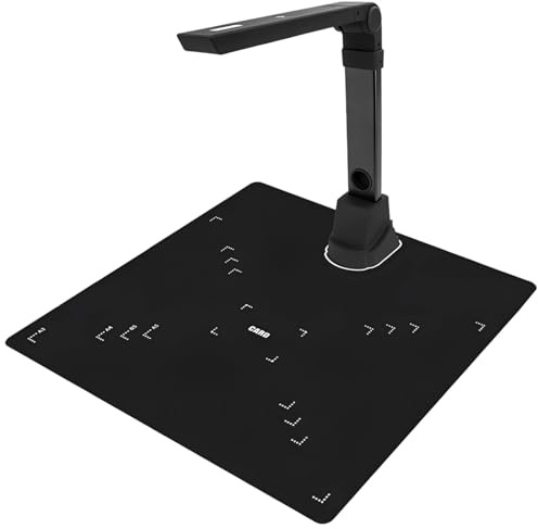 Vestamore USB-dokumentkamera för lärare, A3 höghastighetsbokskanner med Ocr, auto-korrekt, vikbar, Windows-kompatibel