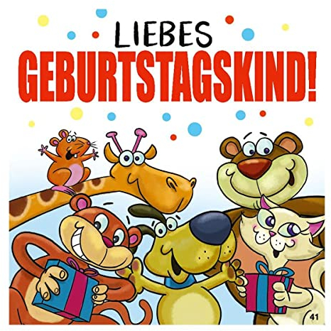 Depesche 11661-041 - Glückwunsch-Karte mit Musik, witzige Geburtstags-Karte mit farbenfrohem Motiv, passendem Spruch und Innentext, inkl. Umschlag, 17 x 16,5 cm