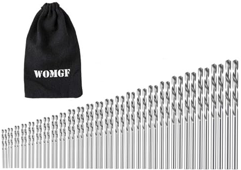 48 Pieces Micro Forets Hélicoïdaux de 0.5-3.0mm Mini-foret Fraise Twist pour Perceuse à Main