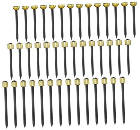 SHINEOFI 90 Pièces Ongle Clous Suspendus Cintres Muraux En Plâtre Clous De Cintre Photo Clous Pour Accrocher La Décoration Murale Punaises D'image Clou De Mur Noir Le Fer