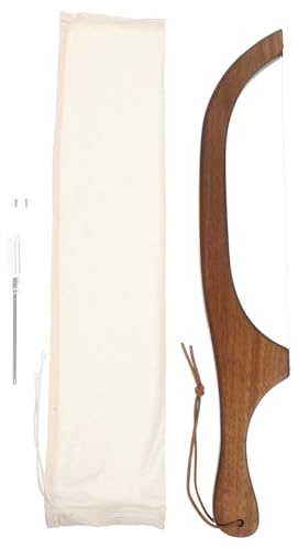 Cabilock Trancheuse À Pain 40Cm Couteau À Pain Dentelé Bois Ergonomique Pour Trancher Maison Levain Facile À Nettoyer Et Utiliser