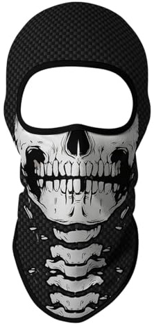 AYVRUOP visière crâne, cagoule pour homme, protection contre les UV et la poussière, convient pour l'extérieur, la moto.