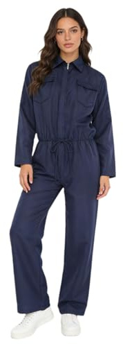Sywiyi Dam jumpsuit jumpsuit arbetskombi blåman mekaniker uniform halloween kostym karneval rollspel utklädnad