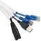 Manchon de Câble Gaine 3 Mètres 13-23mm Souple Ajustable AGPTEK, Gestion des Câbles Rangement Tressée Fendue en Pet, Protection du Cache-câbles pour Câbles Télé/Ordinateur/USB/Audio/Vidéo- Blanc