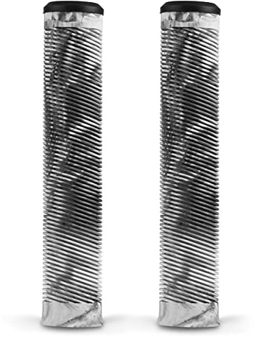 SOKE Grips Scooter Handtag Svart 142 x 35 mm 2 st TPR-Gummi Slitstarka Halkfria Mjuka Handtag för Amatör och Professionell Körning
