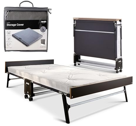 JAY-BE Grand Folding Bed, Pocket Sprung Mattress & Cover, Small Double