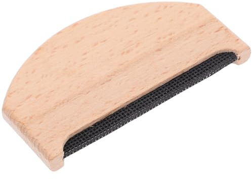 IMUSINICE Quitapelusas Portátil de Madera para Prendas, Peine para Suéteres y Lana, Herramienta para Eliminar Pelusas y Bolitas, Cepillo Limpiador Incluido, Adecuado para Cachemira y Ropa