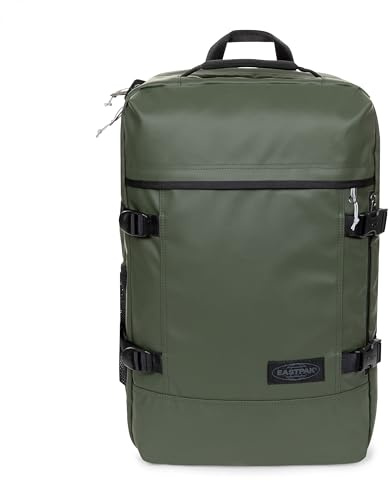 Eastpak TRAVELPACK Tarp ryggsäck, grön – 42L, Vattentålig, 17 Laptopfack