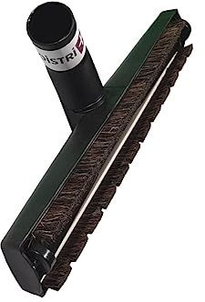 Distri+ - Suceur poussières CRIN de Cheval à roulettes pour aspirateur - Universel - Largeur Brosse 36 cm - Compatible avec Kärcher, Nilfisk, Miele, Rowenta, Philips, ... (ø 35 mm)