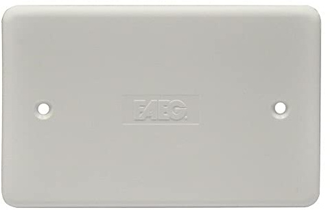 Coperchio rettangolare per scatola da incasso 503 504 506 507 bianco con viti cassetta 3 4 6 7 moduli (503-3 Moduli)