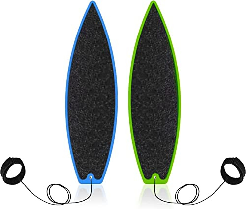 Kiuiom Planche de Surf à Doigts, Mini Fingertip Surfboard 2PCS Jouets Créatifs pour Garçon