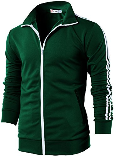 H2H Originals Men's Classics Track Jacket DARKGREEN US M/Asia L (CMOJA0103)