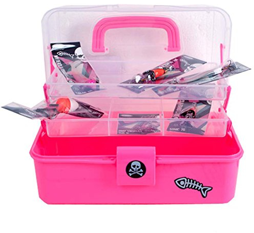 Fladen Wilderness Angelkoffer für Kinder, Farbe:pink