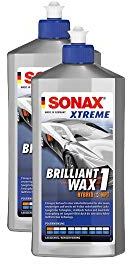 SONAX 2X 02012000 Xtreme BrilliantWax 1 Hybrid NPT Politur Wachs Pflege 500ml