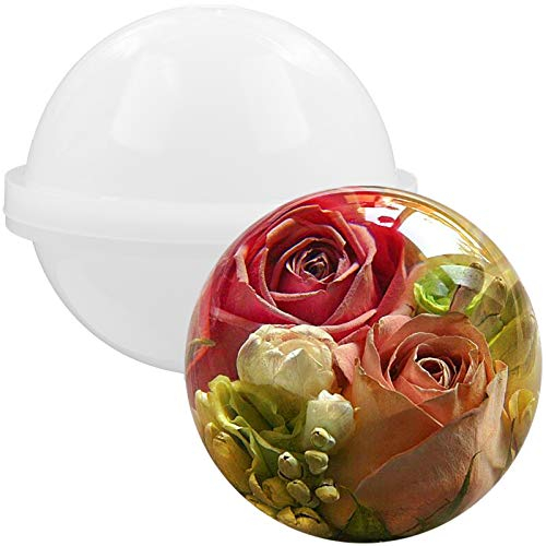 Kugel Silikonform rund Epoxidharz Formen für Schmuck Anhänger hausgemachte Badebombe 10cm