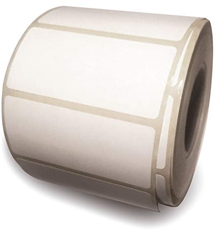 BT-Label 1000 Universal-Aufkleber auf Rolle 6 x 2,8 cm, Tiefkühletiketten, selbstklebende Papier Haushalts Etiketten zum Beschriften, Klebeetiketten permanent stark haftend perforiert weiß