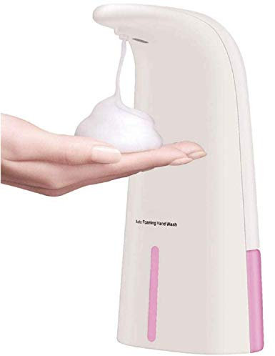 NKare - Distributeur électronique de Gel - Désinfection Automatique des Mains - 250 ML - Rechargeable - Liquide sans Contact - Réglable - Capteur de Mouvement - Base imperméable - Hygiénique