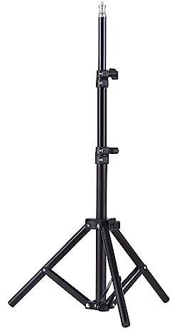 Docooler Soporte de proyector trípode elástico para proyector, soporte portátil de aleación de aluminio, 1/4 pulgadas, adecuado para proyector LCD, soporte para proyectores de fotografía