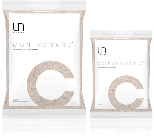 UNS Controsand - Bora, 3L - Natural Freshwater 0.4-0.9mm Natural White Sand for Aquascaping Planted Tanks - Aquarium, Terrarium, Paludarium Substrate for Betta, Shrimp, Fish, Jumping Spider, Turtle