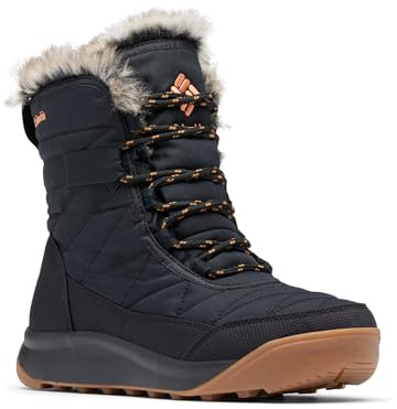 Columbia Women's Minx Shorty 4, Snow Boots, Black/Pure Copper, 6 Regular