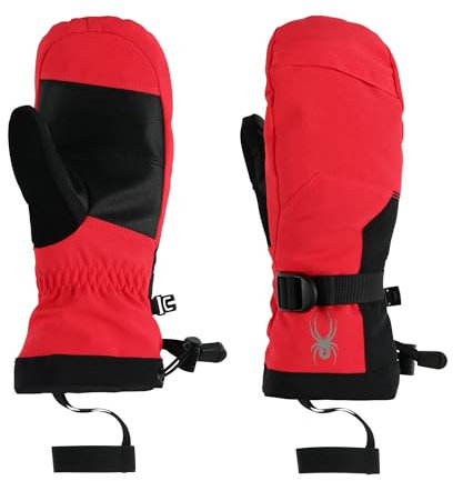 Spyder Girls Finn Ski Mittens (Big Kid), Prism Pink, XL
