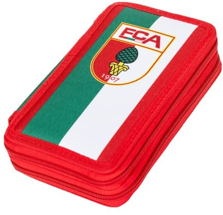 FC Augsburg FCA Schuletui Federtasche Federmappe Faulenzer