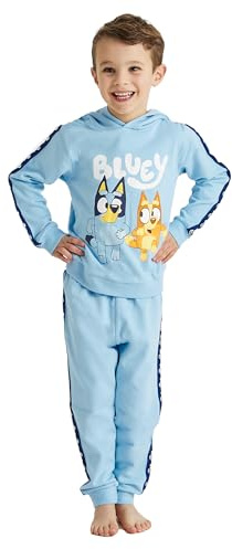 Bluey Survêtement à capuche pour garçon, Bluey Survêtement bleu, 18-24 mois