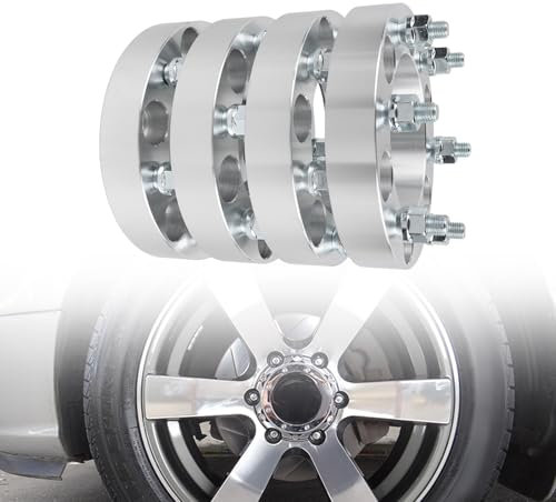 Merautop SJ Separadores de rueda, 4 unidades, 30 mm, kit espaciador, tornillos, 6 x 139,7 mm/30 mm