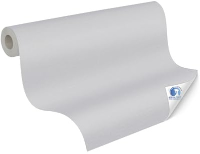Livingwalls tapet DESIGNDROP - prefabricerad non-woven tapet i enfärgad i ljusgrå - 10,05m x 0,53m - vanlig tapet för olika rum - 784992