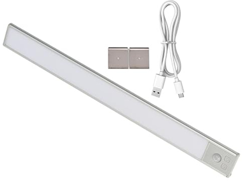 Genérico Iluminación LED Bajo - Barra De Luz Nocturna Inalámbrica Con 3 Colores,Bajo Consumo, Luz Nocturna para Dormitorio, Escaleras, Armarios y Cajones