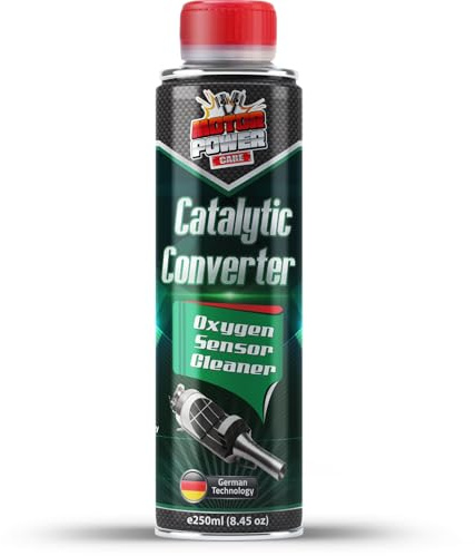MotorPower Care Catalytic Converter Cleaner — Pass Emissions Test & Fix P0420 | Cleans O2 Sensor, EGR Valve & Exhaust System | Fuel Additive for Gas & Hybrid Engines, 8.45 fl oz