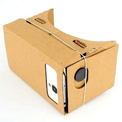 Premium Quality Resin Lenses Cardboard 3D VR Virtual Reality Glasses,Movie Video Game VR Headset Black&21 * 8 * 9cmDurable