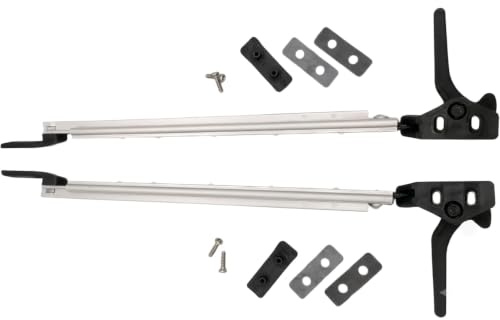CR-MOESANCO® Kit Boussole Droite + Gauche pour Caravane 23 cm, Bras pour Camping-Car Support de Retenue de Fenêtre Support de Levage 230 mm