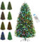 Alupssuc 180CM Arboles de Navidad Artificial con 400 Luces integradas Multicolor, Mando a Distancia, 1423 Puntas de Ramas, Soporte de Metal Plegable, para Decoración Navideña de Fiesta en Casa, 6ft