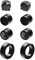 Asienice Magnet Ohrringe Herren Schwarz Magnetische Ohrringe für Männer Ohrstecker Herren Ohrclips 4 Paare