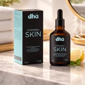 Vitamina Skin - con Retinolo e DHA Algale – Integratore per Pelle Luminosa e Anti-Age – Vitamina A, E e Oli Nutrienti – 30 ml Gocce
