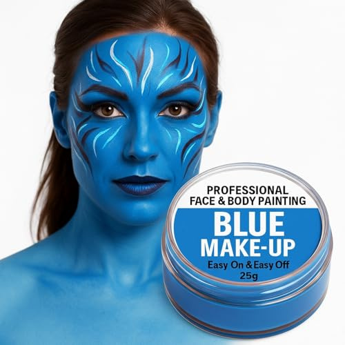 Trendandstylez Maquillage de théâtre professionnel 25 g | Peinture visage et peinture corporelle pour carnaval, Halloween et cosplay | Doux pour la peau, test dermatologique | Maquillage pour femme