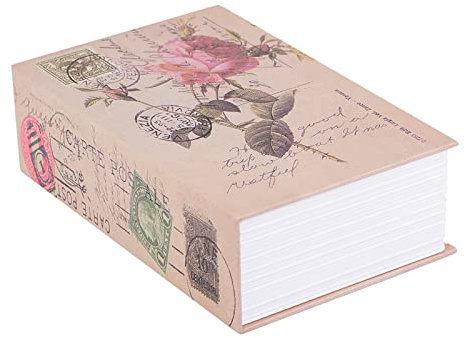 Sonew Secret Book Box - Password Lock Hidden Cash Box, Portable Box for Storing Money, Jewelry, Book and Passport.(Rose)