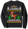 lustiges weihnachts ugly sweater Outfit tyrannosaufus rex Sweatshirt