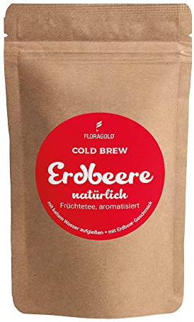 Cold Brew Früchtetee Erdbeere (natürlich) Kaltaufguß - 100g