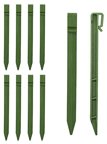 WERTSWF - Estacas de Anclaje para Borde de Paisaje, Clavos de Tienda de plástico Duro | Hinchar Las Ramas de Frutas | Pasadores de césped (20 Piezas, 25 cm)