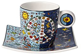 Espressotasse James Rizzi Give Peace a Chance - Pop Art