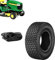 1 pneu 13 x 5,00 – 6 + chambre à pneus renforcés 4 PR pour remorqueur à gazon jardin machines agricoles